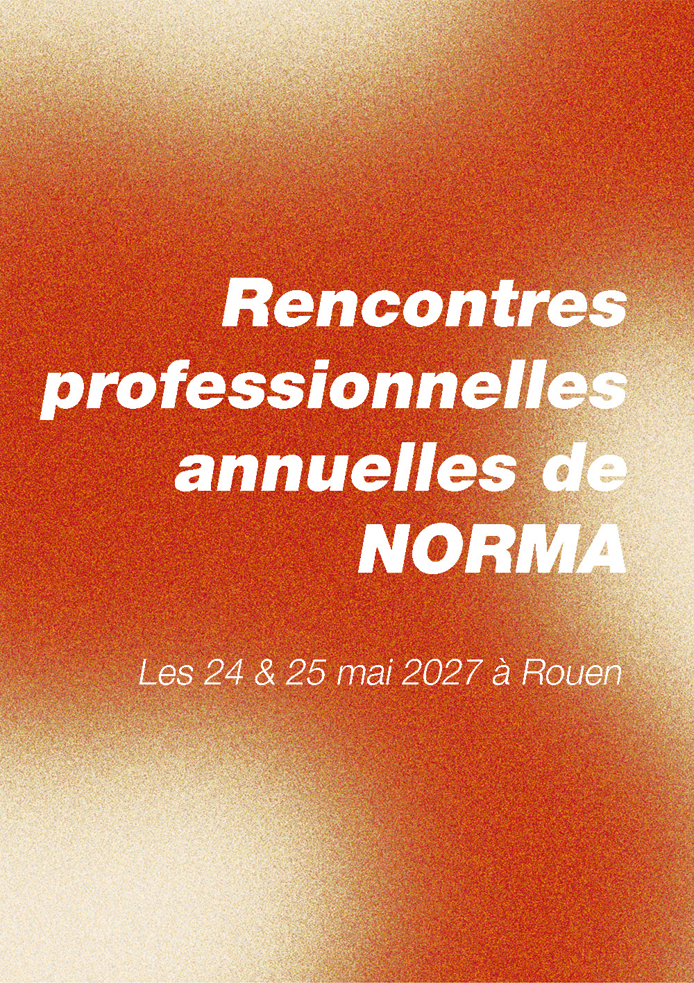 Rencontres professionnelles 2027